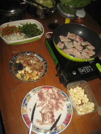 Samgyupsal - Korean grilled pork belly